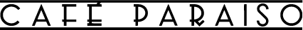 Logotipo do Café Paraiso em Tomar